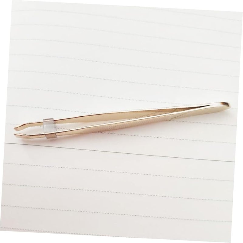 Stainless Steel Eyebrow Tweezers For Women Facial Hair Removal Plated Makeup Tool - Image 5
